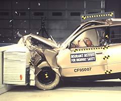 Краш тесты автомобилей Toyota Camry 1994-1996